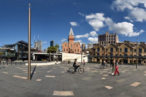 Virtual tour of Campbells Cove, The Rocks Sydney, from a series of waterfront 360 photographs